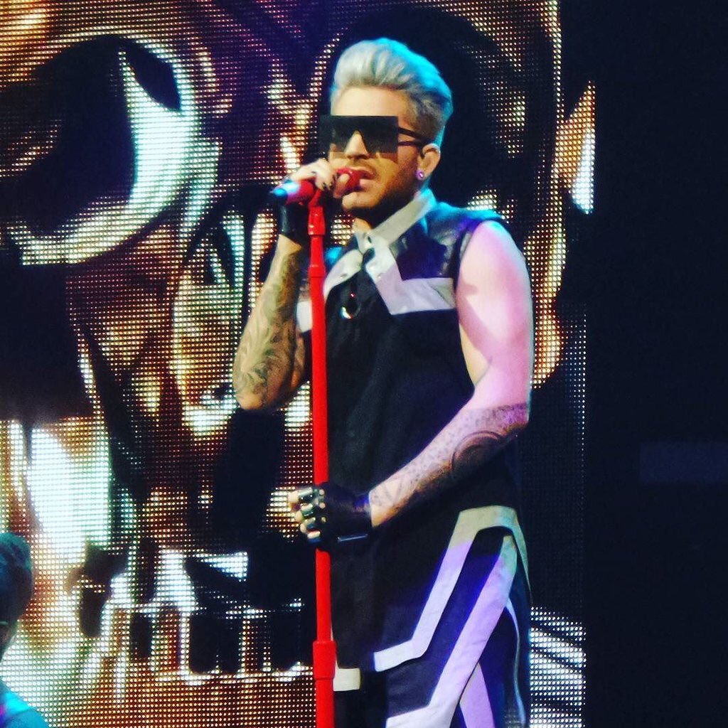 diilettae's tweet photo. @adamlambert awesome pics from Warsaw show. YOU ROCK! #TheOriginalHighTour https://t.co/pb59cv32Q8