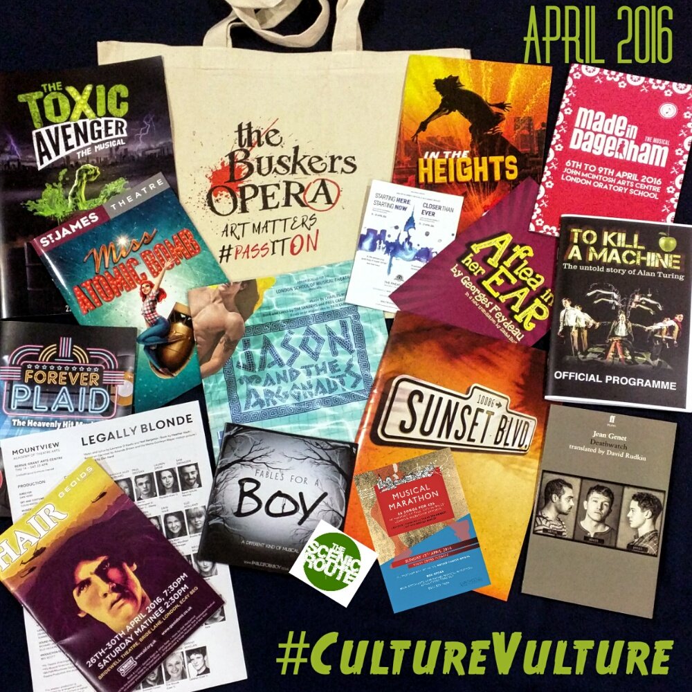 dudaspeter's tweet photo. #CultureVulture #April2016 @InTheHeightsLDN @TheBuskersOpera @MissABombUK @ToxicAvengerUK #LSMTJason @AFleaInHerEar https://t.co/YnWPbdtzq4