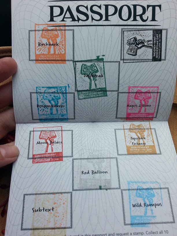 vegancraftastic's tweet photo. @MidwestBooks - finished my Independent Bookstore Day passport! https://t.co/ZbS9vLxtXs