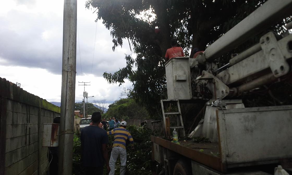 urbmanantial's tweet photo. Agradecemos a @FUMCOSANDI @CorpoelecInform @Alc_SanDiego por prestar el apoyo de podar matas que afectaba las guayas https://t.co/7qi7VUj73W