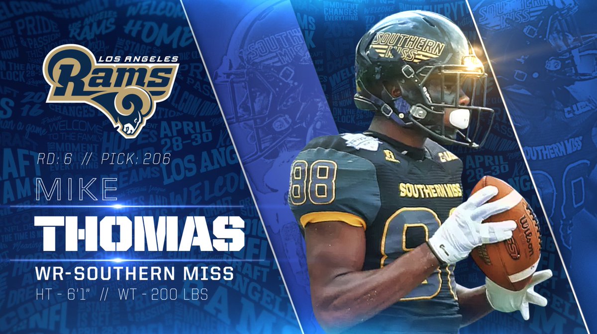 RamsNFL's tweet image. We've got WR Mike Thomas highlights! 🎥 #RamsDraft

Watch the Film 📼 | gora.ms/66UFru