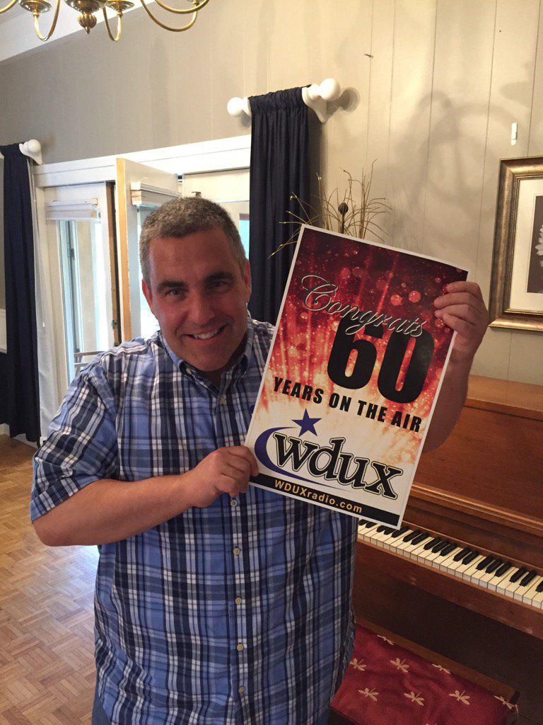 Jeff_WSAW's tweet photo. Congrats to my old station on 60 years!  #wdux https://t.co/D3vqwzE3EQ