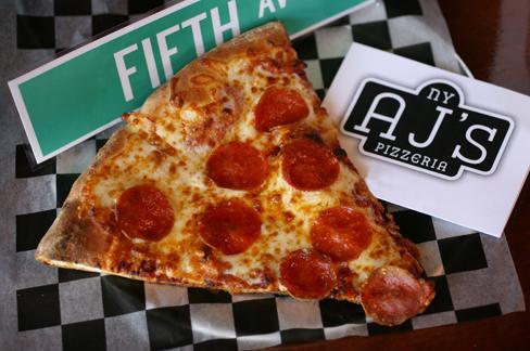 AJsTopeka's tweet image. Take a break from your projects to come enjoy one of our twelve craft beers on tap and a custom made slice of pizza.