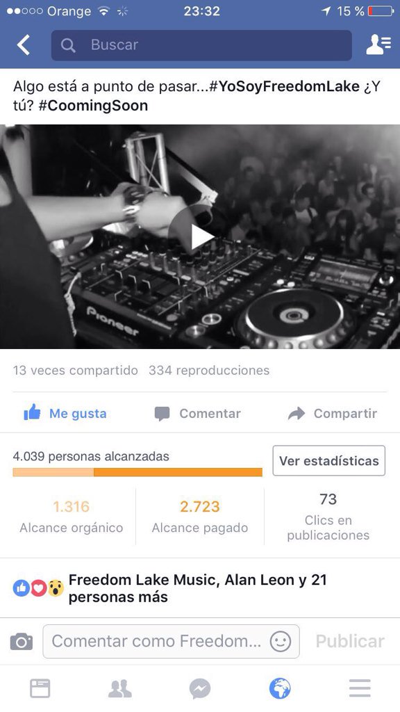 SLaesa's tweet photo. Ya vamos por los 3000personas de alcance #yosoyfreedomlake buenas noches y mañana más https://t.co/i69eXbstq2