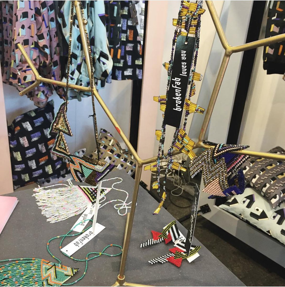Haus_Morel's tweet photo. @blickfangshow time #fabiennemorel #basel #blickfangevent #blickfang #brokenfab #jewelry https://t.co/RKb0M5j1Ox
