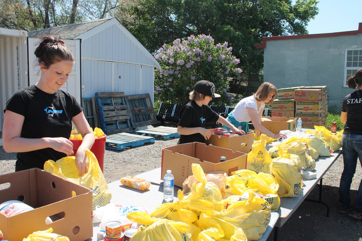 If the generosity of Kamloops could be measured and weighed it would be 56500 pounds! Thank you #Rotary &amp; #Kamloops!