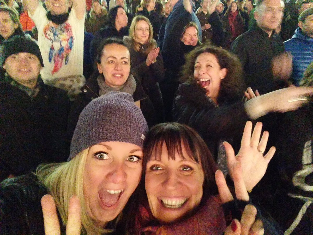 RedSonia74's tweet photo. "You know you're hardcore when..."  you go to an open air gig in #Glasgow in April! @cubanbrothers @CubansAtKelvin https://t.co/f5Sjw04oP9