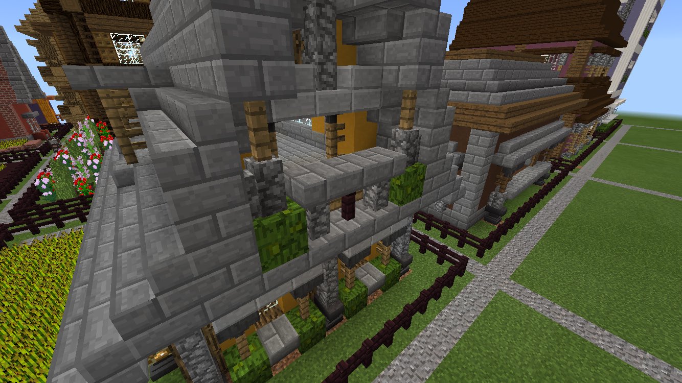 R Mcpe建築専用垢 Twitterissa 今回は黄色の色付き粘土 をメイン建材として使用しました 家に対しての屋根の比率を大きめに作ってみたところがポイントです さらに石レンガで統一して重圧感を出してみました ところどころに緑を入れてアクセントにしています R Mcpe建築専用垢 Twitterissa 今回は黄色の色付き粘土 をメイン建材として使用しました 家に対しての屋根の比率を大きめに作ってみたところがポイントです さらに石レンガで統一して重圧感を出してみました ところどころに緑を入れてアクセントにしています