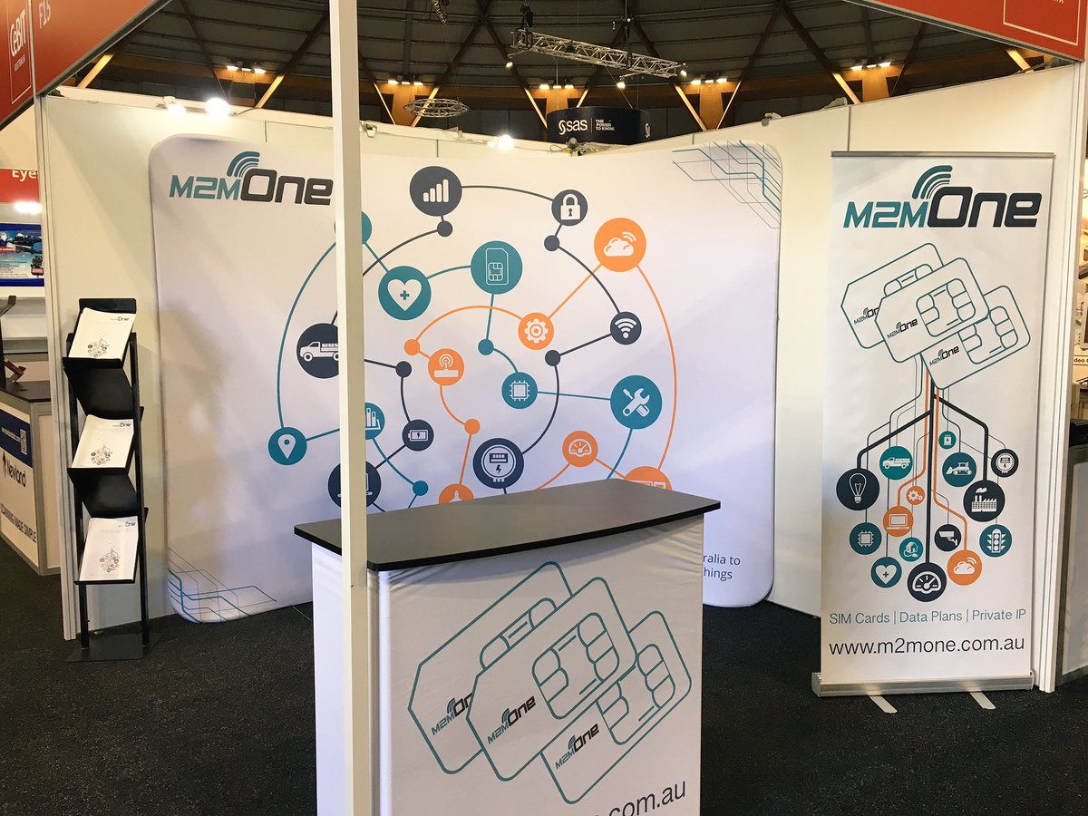 M2MOneAU's tweet photo. Ready to go! #CeBITaus #M2MOne @CeBITAus #IoT #M2M #Sydney https://t.co/p0aKlz52p2
