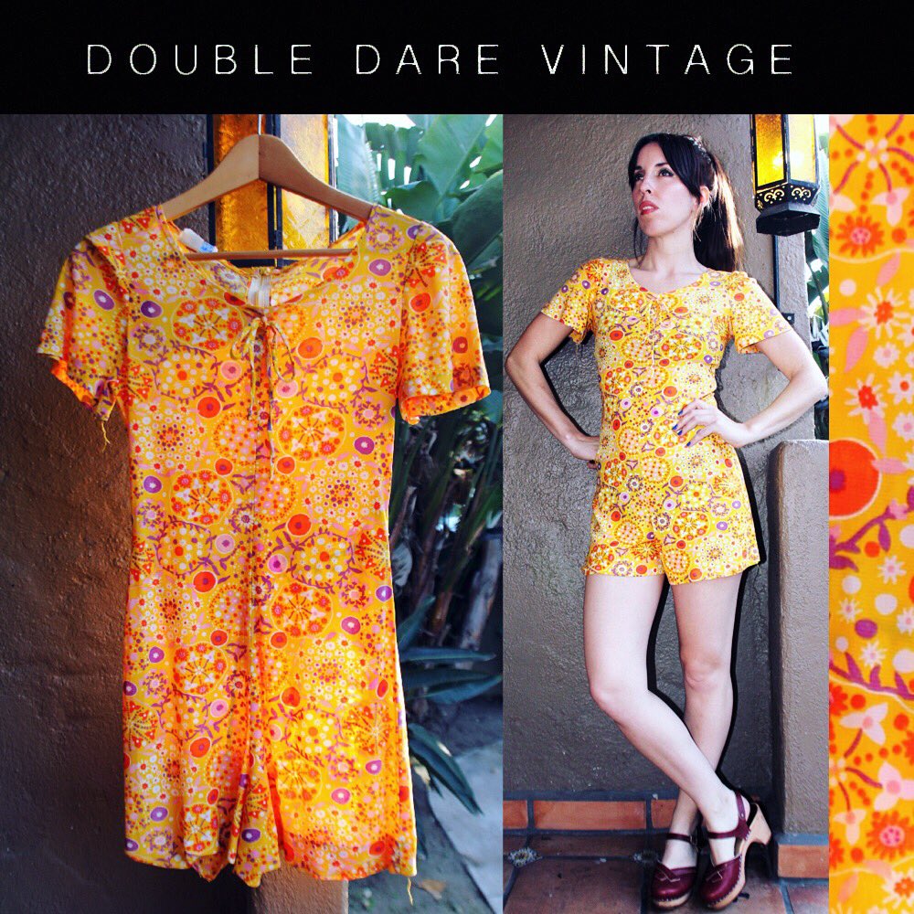 DoubleDareVTG's tweet photo. cute new stuff!! https://t.co/WmUDcsPOnE #vintage #1970s #1960s #onesie #romper #festivalstyle https://t.co/ZG6pSJ4y02