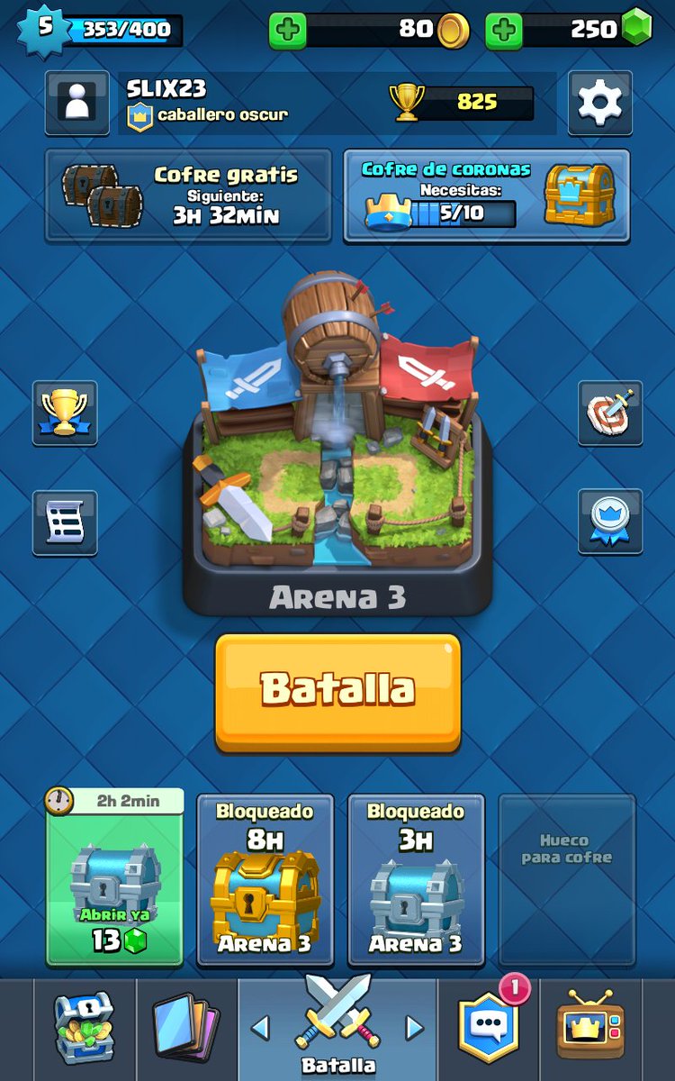 Slix23L's tweet image. Buenas, jugando un rato Clash Royale , buenas noches :D