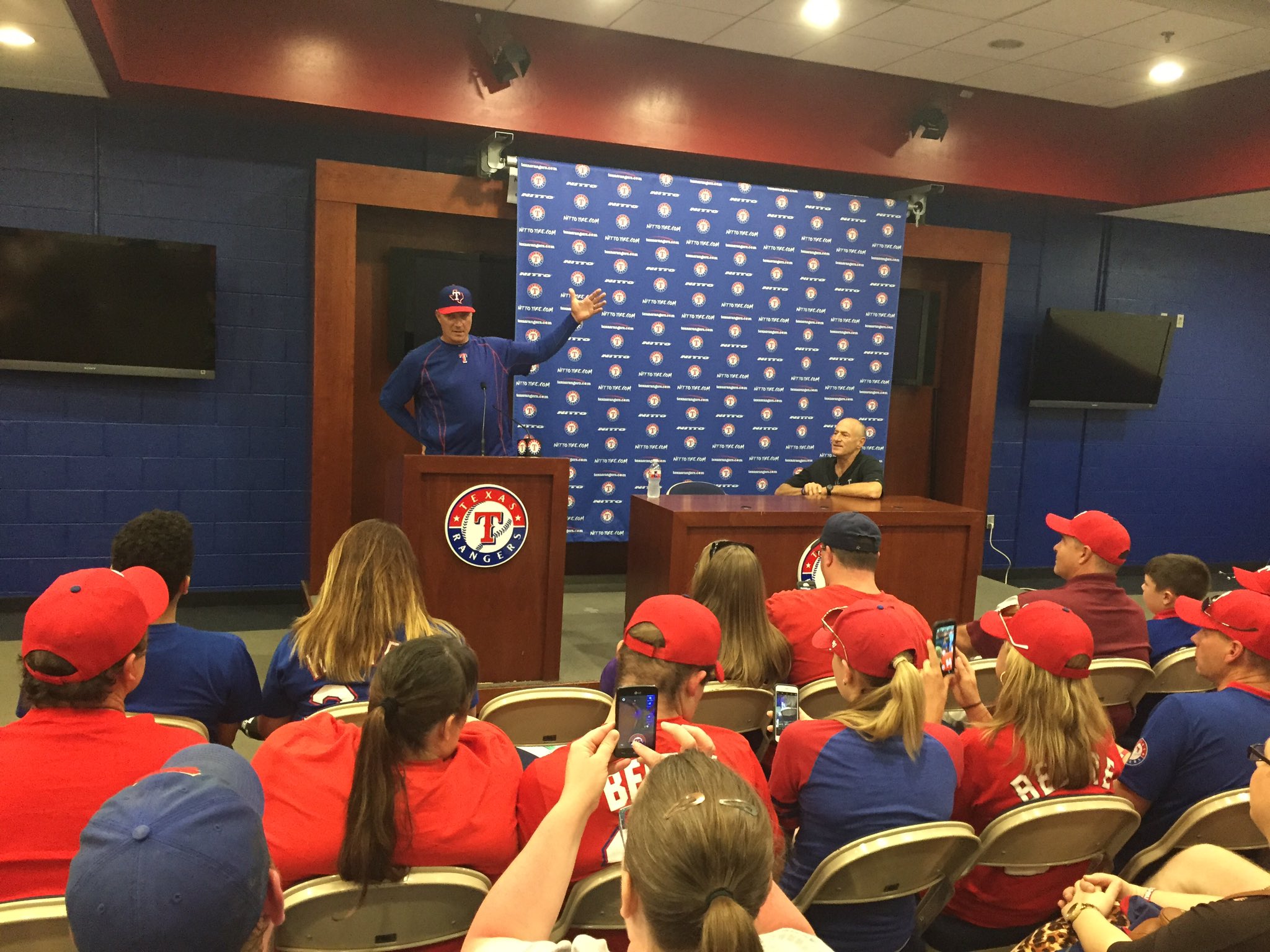 Texas Rangers on Twitter "Rangers radio affiliates stopped by today