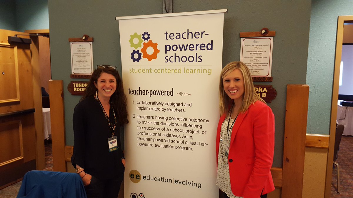 Wildlands_LizS's tweet photo. Alex and I had a great time presenting about #teacherpowered schools at the #ISN2016 conference! Thx 4 attending!! https://t.co/Jt420hfl6c