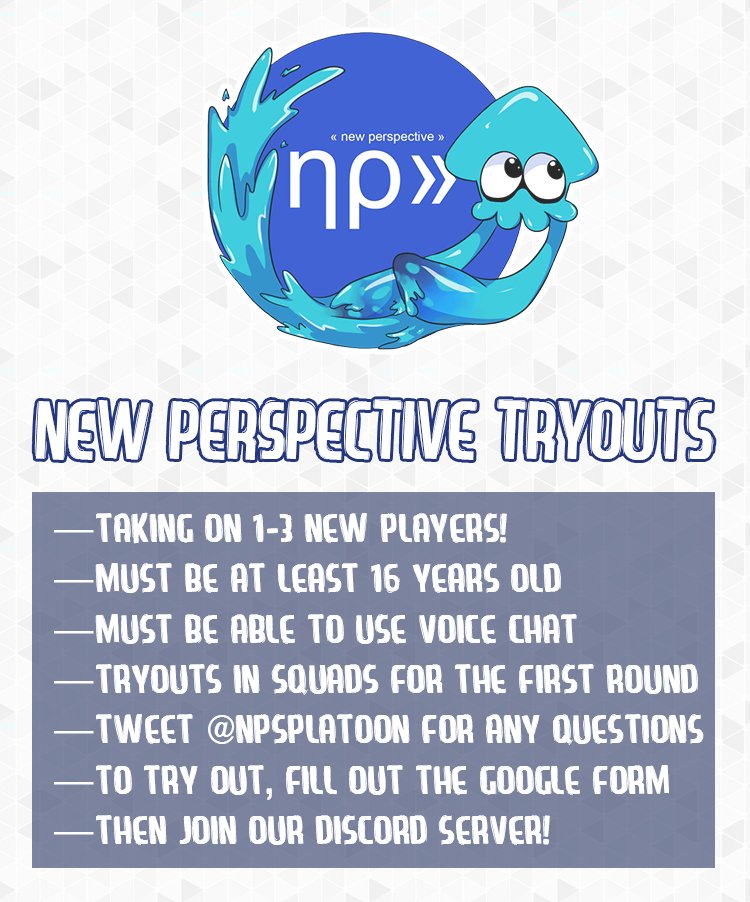 NPsplatoon's tweet photo. New Perspective is holding tryouts, open to all! Please fill out this form to get started! https://t.co/Vr6J6nGo7M https://t.co/EK8X0aogx6