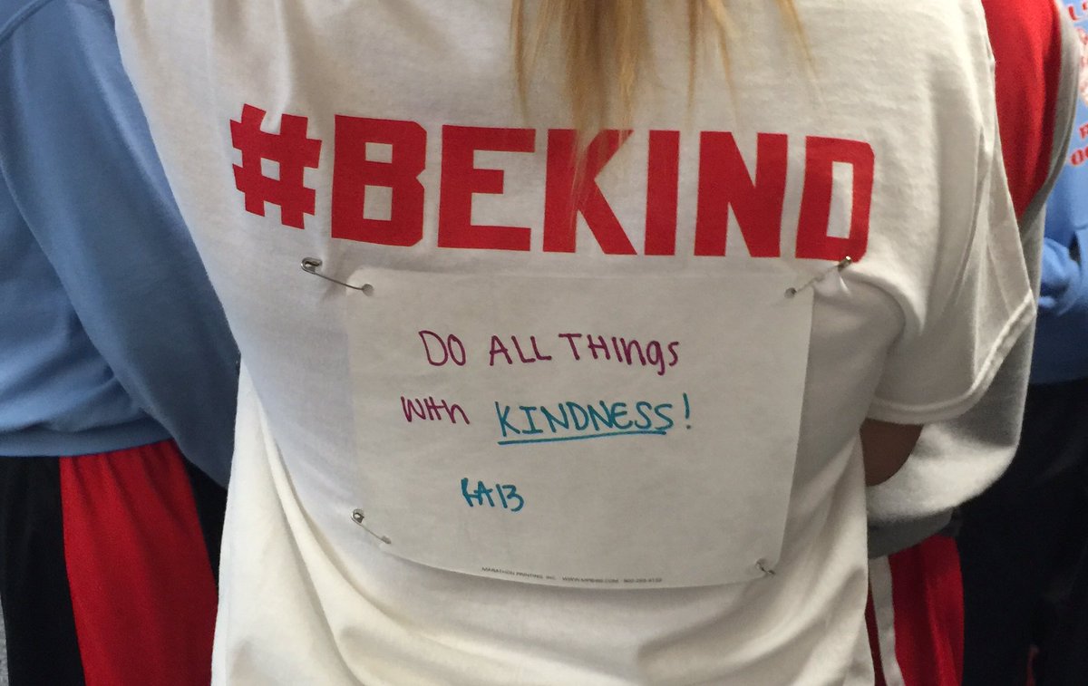 The message of the day at #RA13 Legacy #bekind always.