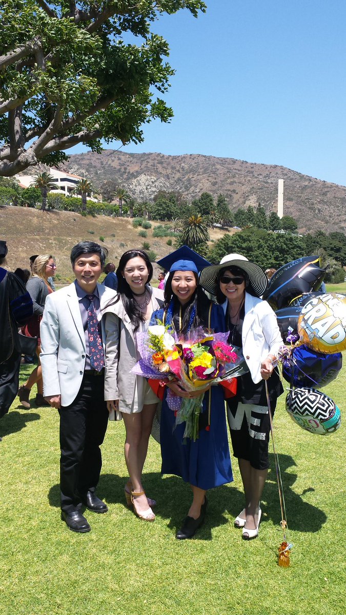 pastorcheng's tweet photo. Praise the Lord. Our daughter Christina graduated from Pepperdine University today. https://t.co/XVNWY7TSHP