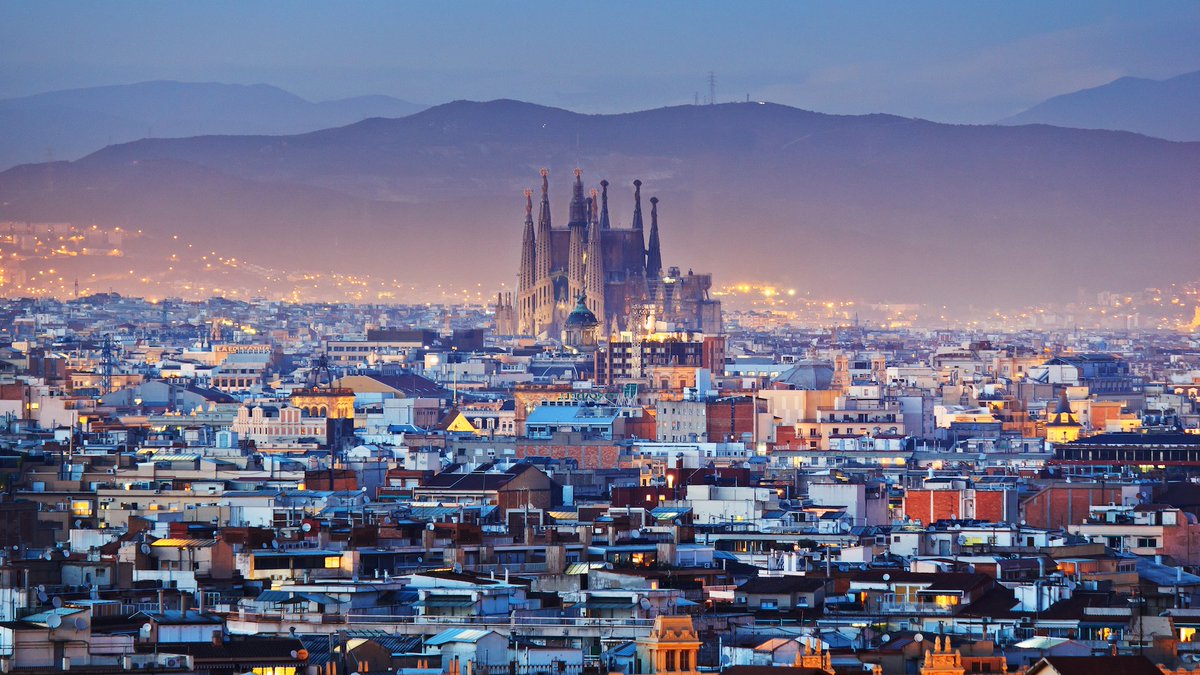Landscape of Barcelona, #Spain.