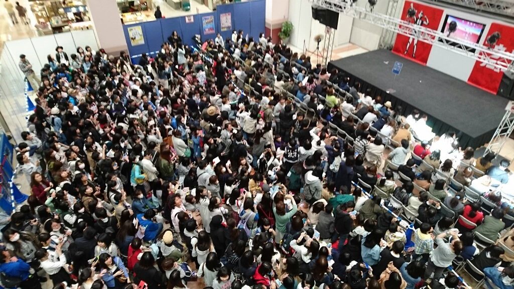 むひょー アリオ八尾の梶くんイベの現在の様子 アリオは大型ショッピングモールです