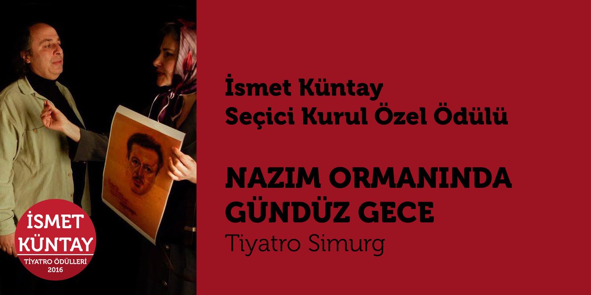 <a href="/IsmetKuntay/">İsmet Küntay</a> İsmet Küntay Seçici Kurul Özel Ödülü
<a href="/Mehmetesatoglu/">Mehmet Esatoğlu</a> <a href="/TiyatroSimurg/">Tiyatro Simurg</a>