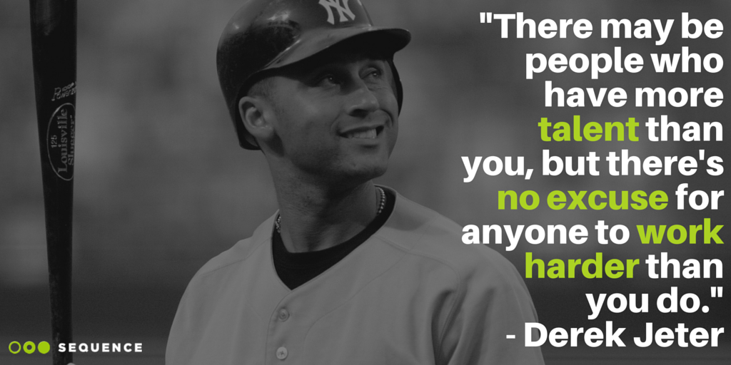 Sequence_PCB's tweet image. #DerekJeter, former MLB player and five-time World Series champion. ⚾️ #baseball #baseballlife #derekjeter #quote