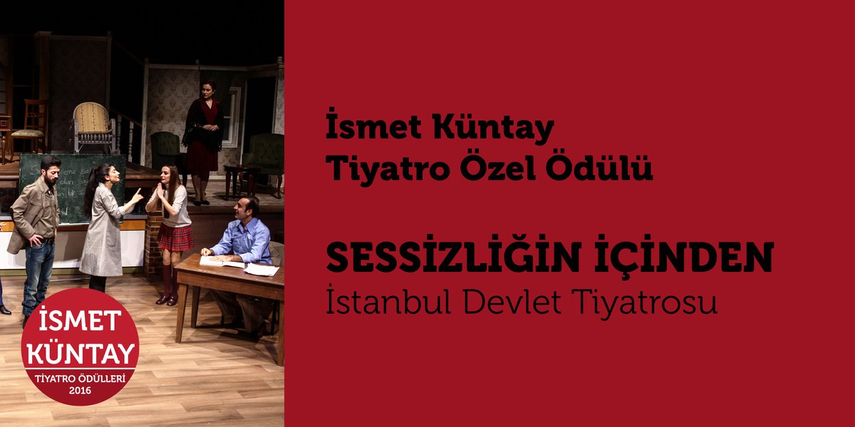 <a href="/IsmetKuntay/">İsmet Küntay</a> İsmet Küntay Tiyatro Özel Ödülü
@EbruAyturk <a href="/fertener/">Faik Ertener</a> <a href="/ZKayaokay/">Zafer Kayaokay</a> <a href="/anejatbirecik/">Nejat Birecik</a> <a href="/devtiyatro/">Devlet Tiyatroları</a>