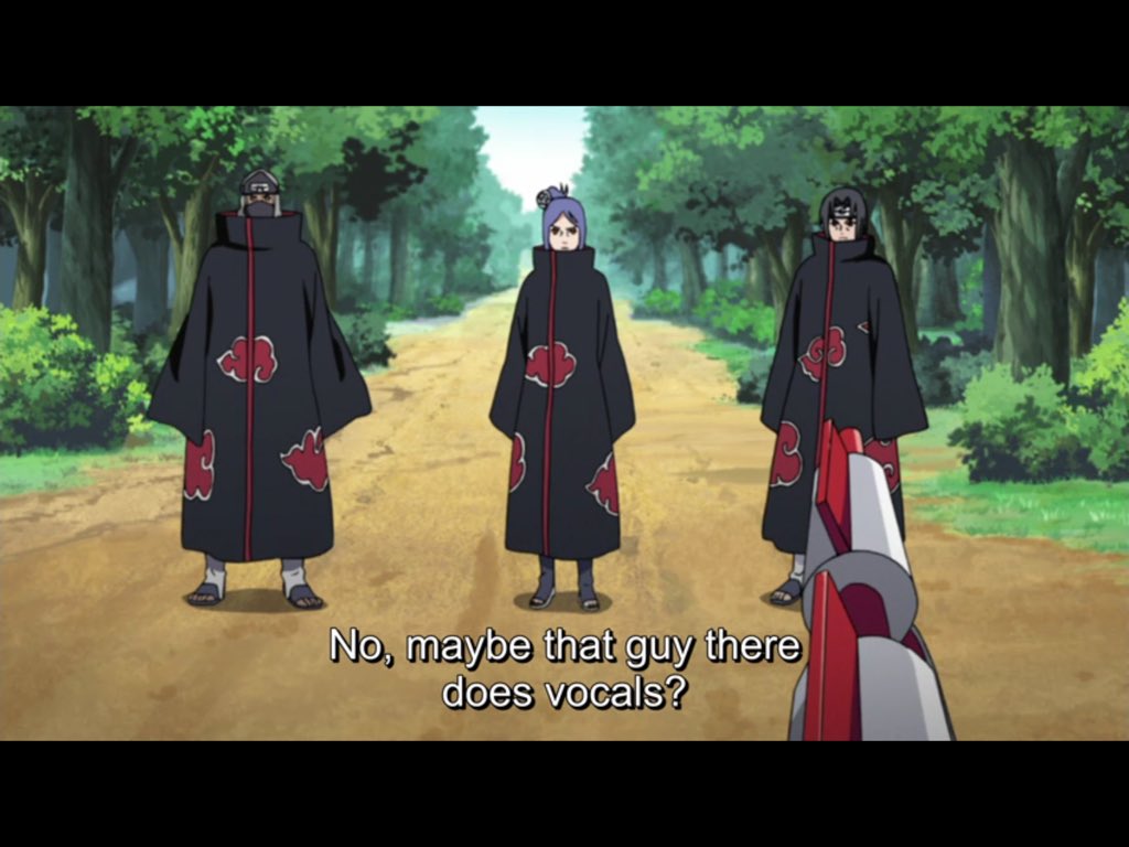 My first impression when I saw the Akatsuki...👇🏻