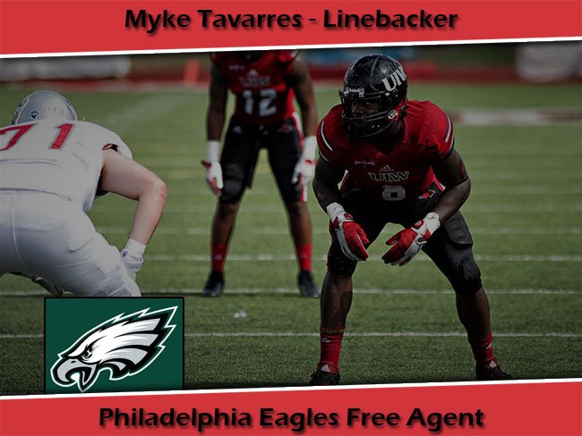 UIWAthletics's tweet photo. Congratulations to Myke Tavarres who signed a FA contract with the @Eagles @UIW_Football #CardinalForLife https://t.co/5UAaiCJHtu