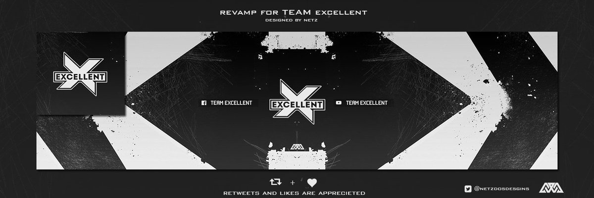 Logo e Header for @TeamExcellent_ , RT's and Likes are appreciated!