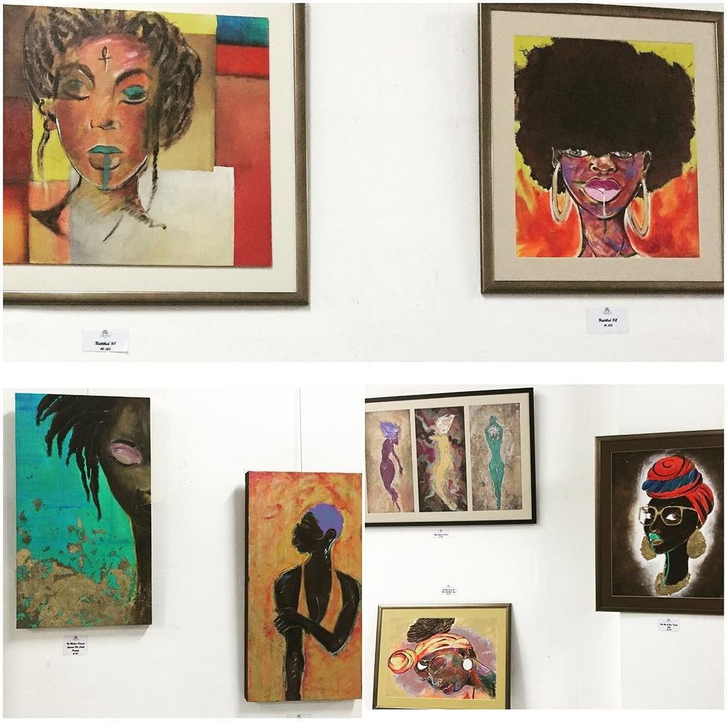 ShowtimeSelvon's tweet photo. UNAPOLOGETIC..... A Collection of Works by Tyrel De Bique @akimbo_tt 🎨⛰ #LIVEatAKIMBO #art #akimbo #trini #painting… https://t.co/5ILIuO96pk