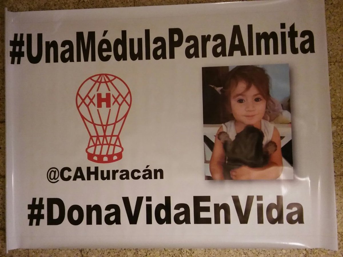 Gracias <a href="/patotoranzook/">patricio toranzo</a> <a href="/CAHuracan/">CA Huracán</a> por sumarse! A todos les pedimos que nos ayuden con un RT! #DonaVidaEnVida