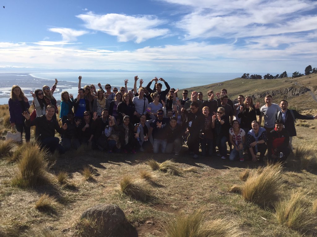 fig_young's tweet photo. Kia Ora from Christchurch!!! #3YSC #FIG2016 https://t.co/X8af0AZQr9