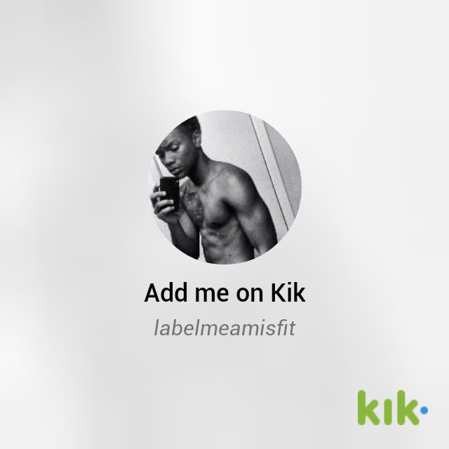LabelMeAMisfit's tweet image. Hey! I'm on Kik - my username is "labelmeamisfit" kik.me/labelmeamisfit