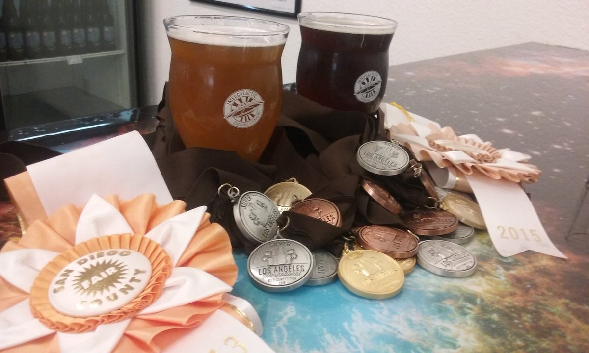 GalacticBrew's tweet photo. Shut Up Wesley Wheat and Red won silver and gold at #SDIBC ! #sdbeer #indiebeer #SDIBC #boldlybrew https://t.co/78XpQ0HIKQ