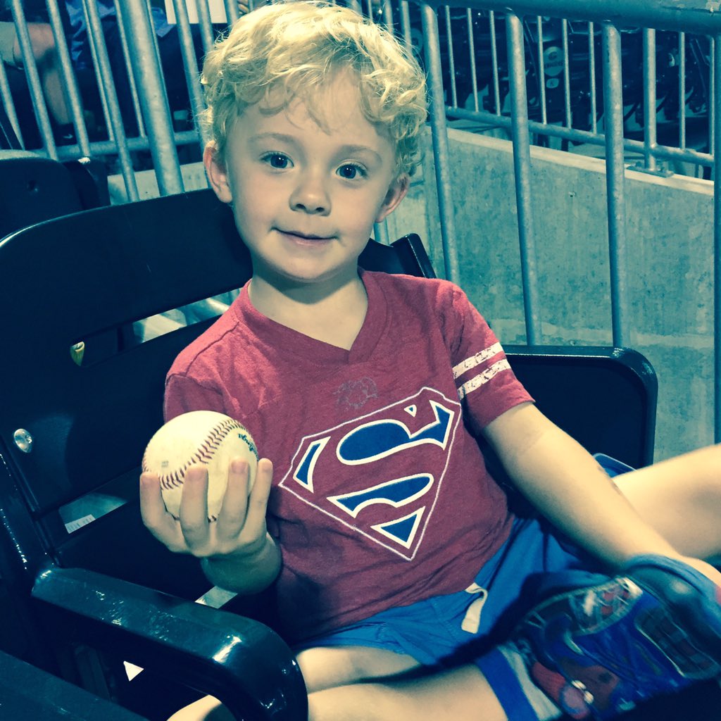 ladydevillion's tweet photo. Thanks #josevaldez @MudHens for making Charlie's night @KnightsBaseball game last night! #sleptwithit @stracey_00 https://t.co/xUbLT13jUP