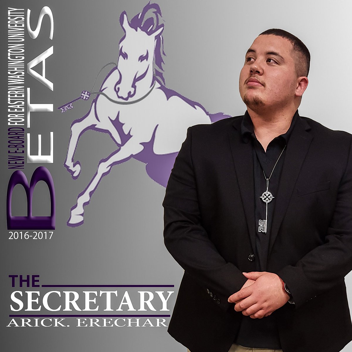 EWUBetas's tweet photo. We are proud to Introduce our New Secretary Arick Erechar!!! #TheTurtle #KappaLine #sigmalambdabeta #ewu #beta4life https://t.co/P9Fg6xyUAd