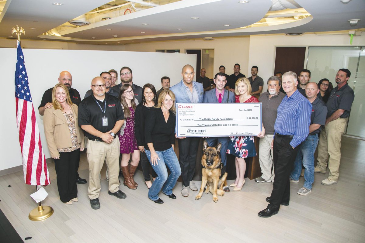 BattleBuddyPTSD's tweet photo. THANK YOU to @CluneGC for the generous donation AND for being a Silver Sponsor of the 2016 Battle Buddy Golf Classic https://t.co/cUZyvc28YE
