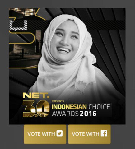 Yuk Vote <a href="/FatinSL/">Fatin Shidqia Lubis</a> #ICA_3 #FS_Fatin 
*Via TWEET klik » goo.gl/5rKHtA
*Via FB klik » goo.gl/fZvO6q