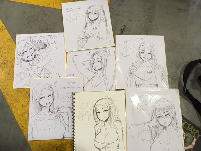 新刊落とすサークルのコミ1はスケブイベント… 