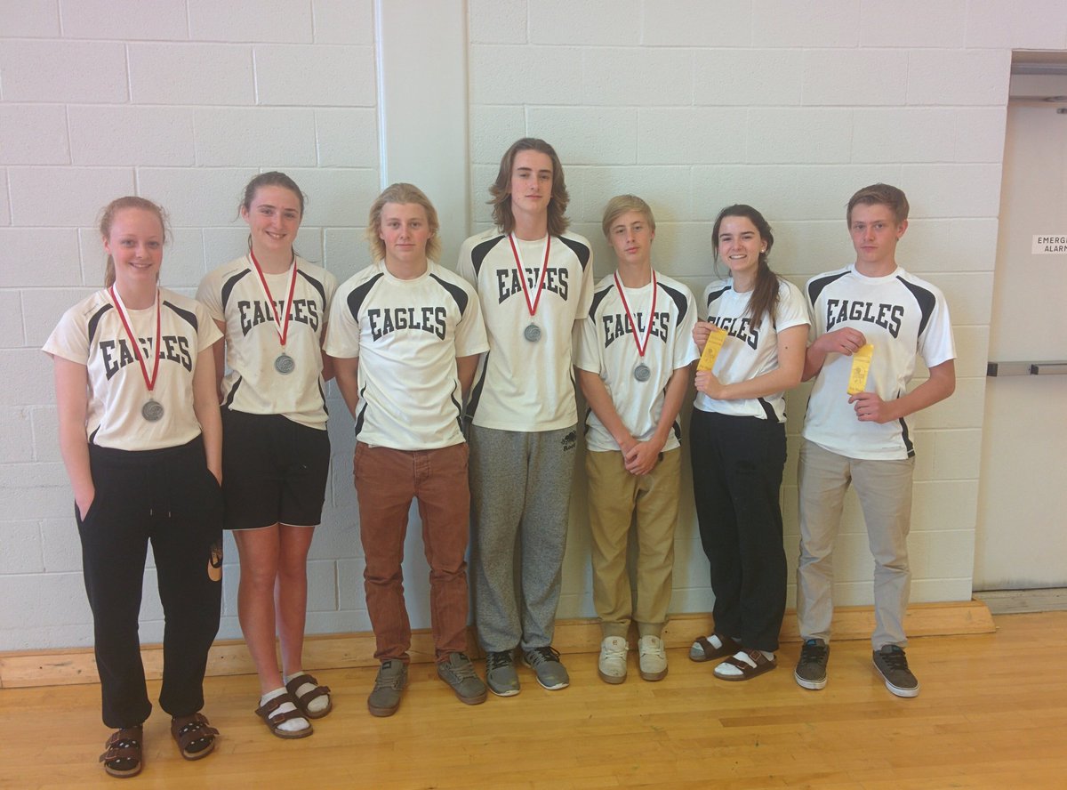 QCHS_Eagles's tweet photo. The juniors finished 3rd as a team at #OCSSAA #GoEagles https://t.co/b1GMzCYAua
