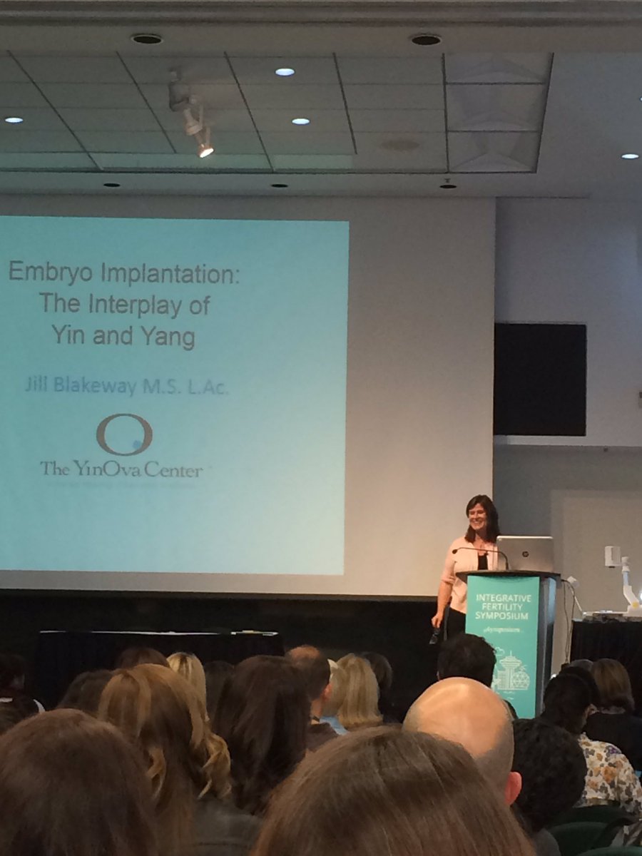BlueOvaHealth's tweet photo. Listening to acupuncturist @JillBlakeway.  Love being surrounded with a shared passion for fertility. #ifsymposium https://t.co/4xwrLVUIfa