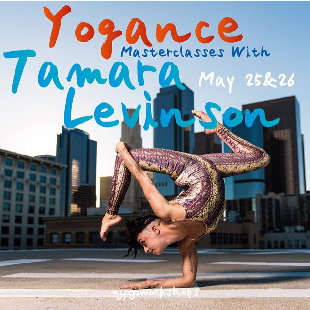 This May at #YyogaBrussels discover #Yogance with Tamara Levinson. 2 workshops. Sign up: Yyoga.be/workshop-and-e…