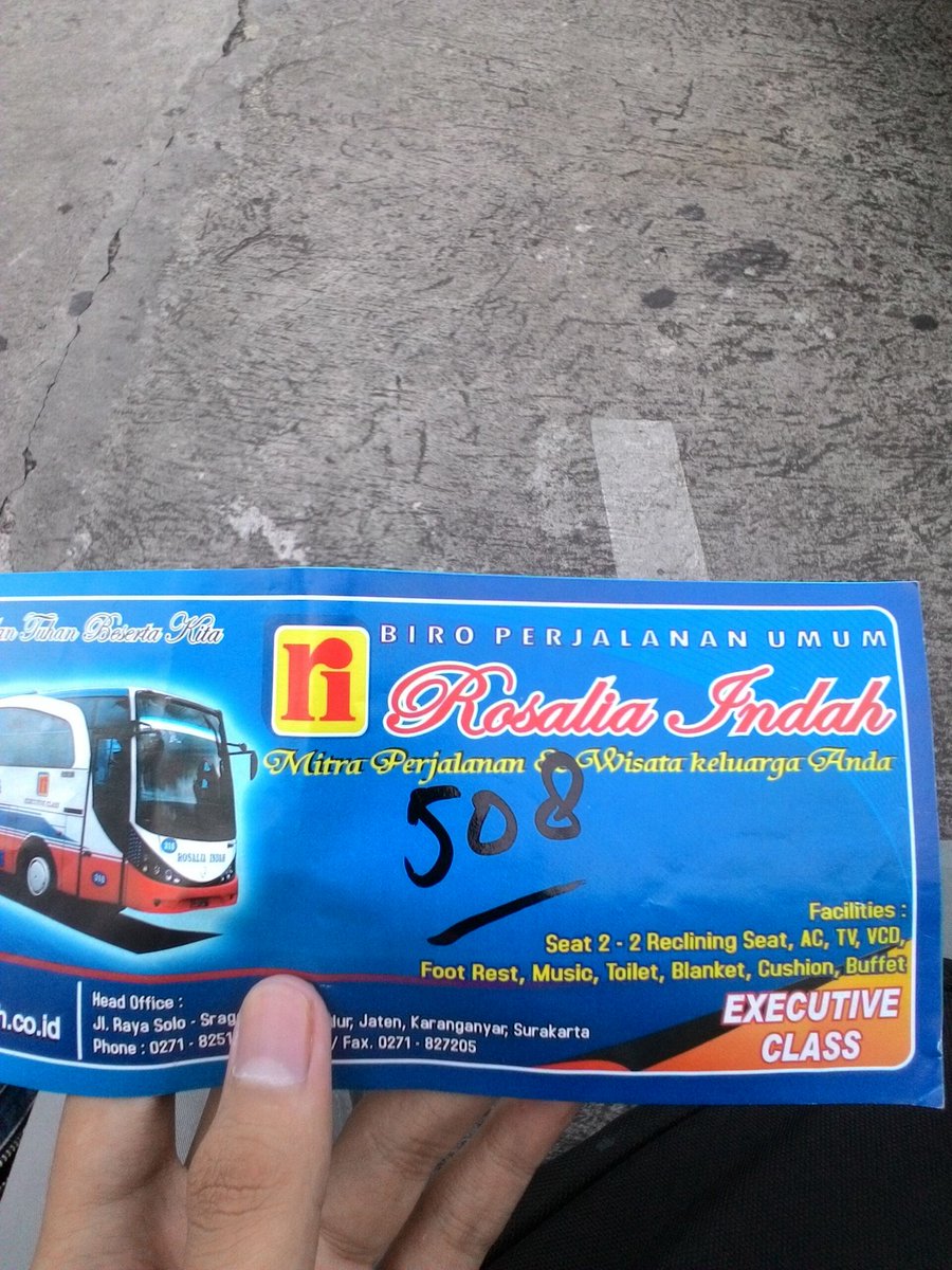 Back to tangerang with SE nl.508😊🙌 

<a href="/Rosalia_Ind/">Rosalia Indah Official</a>