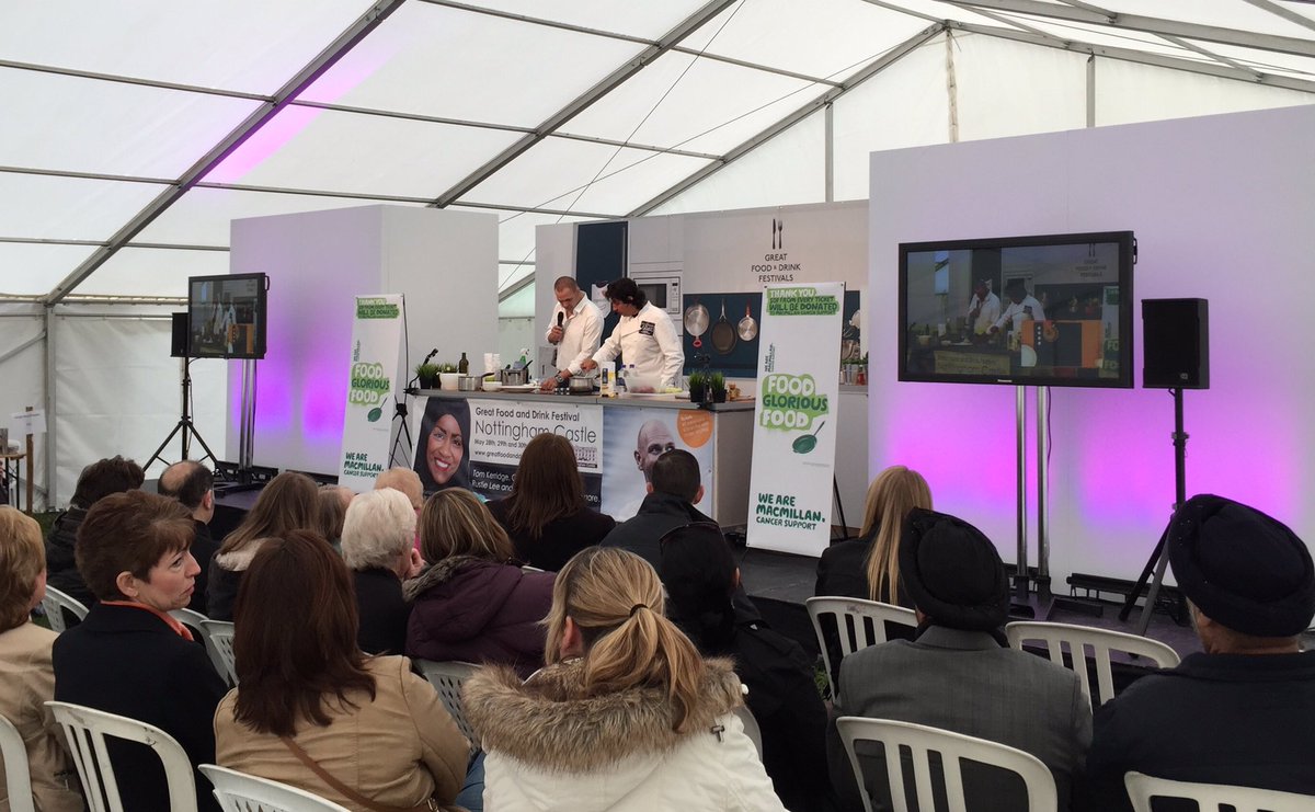 Day 2 of <a href="/greatfooddrink/">Great Food and Drink</a> with <a href="/noiseboychris/">Chris Nicholls</a> @gbcookbookgary @PrestwoldHall