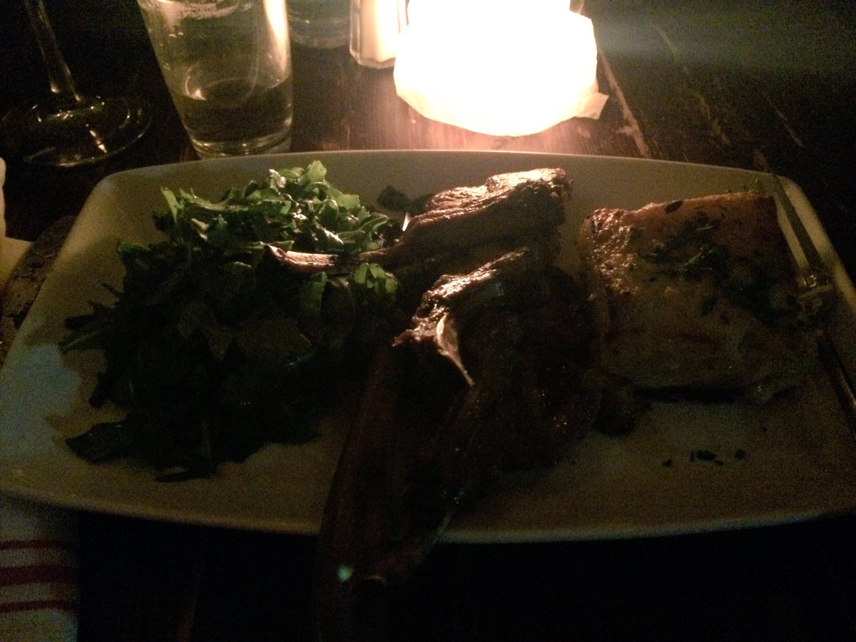mMargretteRose's tweet photo. Birthday dinner @BalzemNYC was TOO CUTE. Loved the food, ambience, &amp; hospitality! Lamb chops 👌🏼 https://t.co/f4TAk5Cd7L