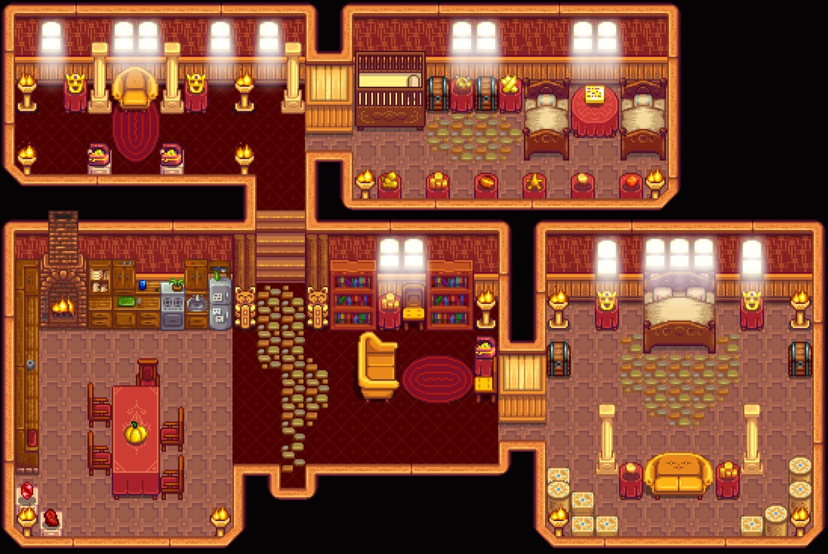 Làm đẹp ngôi nhà decorate house stardew valley trong game Stardew Valley