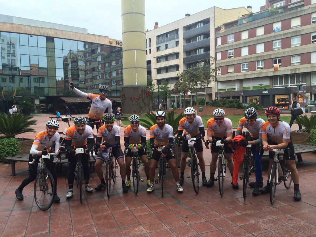 RTWOrthoDoc's tweet photo. Yesterda (day 8) we arrived in Girona, today (day 9) is the last day.. Barca, here we come!!! #cycleforscience https://t.co/2EjoZfqodD