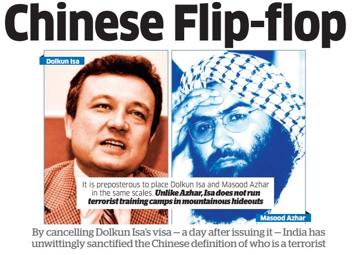 Image result for china's flip on MASOOD AZHAR AND DOLKUN ISA