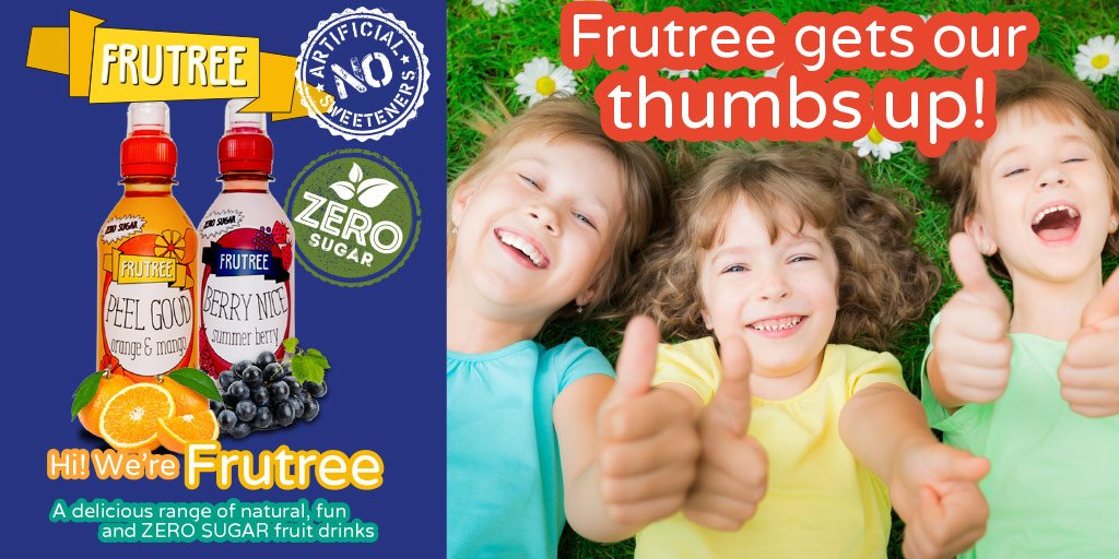 IcelandFoods's tweet photo. Pop these Frutree drinks in the kids' lunch boxes - they're tasty and sugar free! https://t.co/3huXOrVS6F