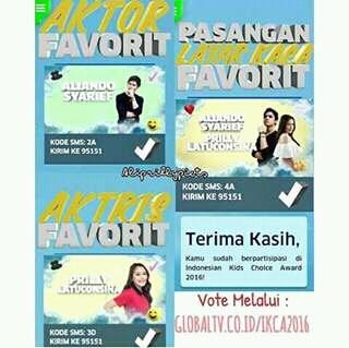 FatimaBreatesh's tweet photo. #DukungGaeess @PrillyBie @alysyarief @digosisiloverss @Prillverspalu9_ @AliandoFan @aliando26 #APLkompak #IKCA2016 https://t.co/fUuYu7tcFN