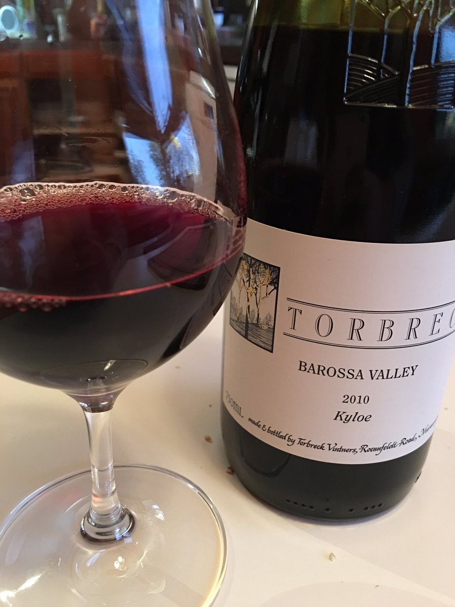 DWSTasmania's tweet photo. Good Sunday Night plonk to go with the Lamb, thanks @TorbreckBarossa @crowncellars https://t.co/MEwaxERviL